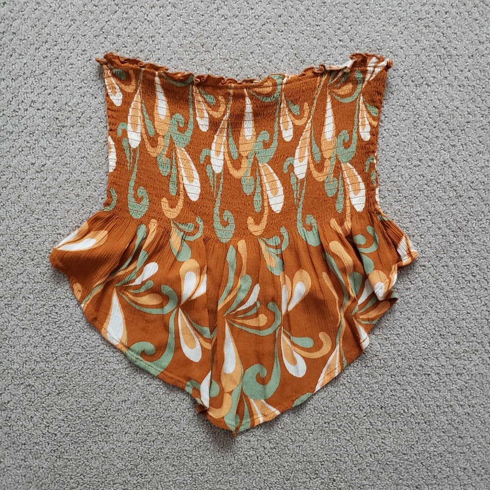 Orange tube top L